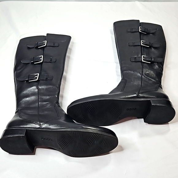 ECCO Hobart Womens Black High Riding Boots Size 9/9.5 (40) - Picture 2 of 7